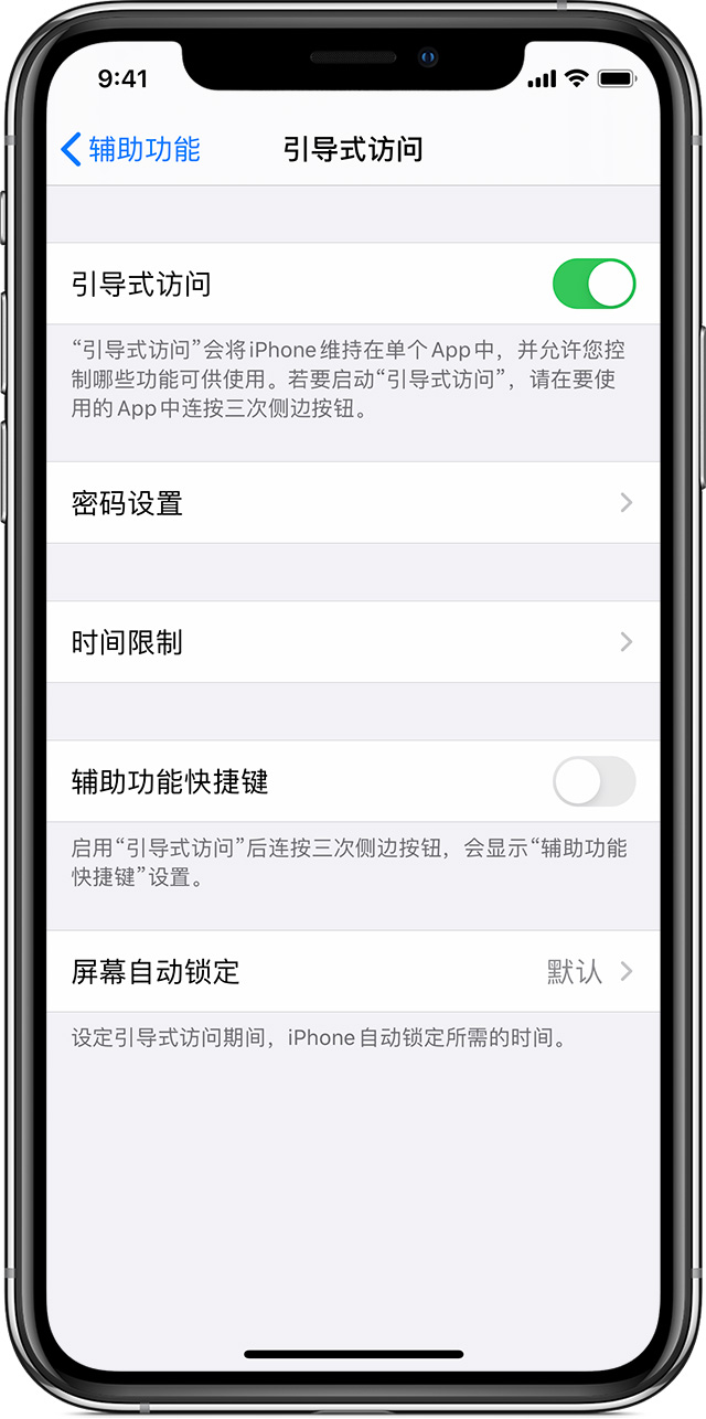 丰县苹果手机维修分享如何在 iPhone 上退出引导式访问 