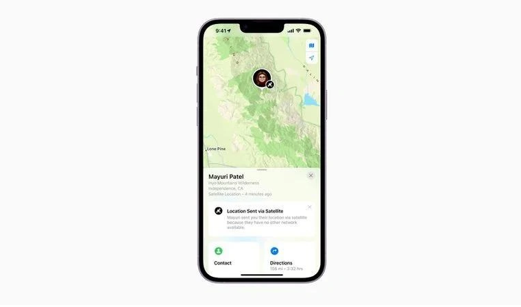 丰县苹果14维修分享iPhone14系列中 FindMy功能通过卫星分享位置方法教程 